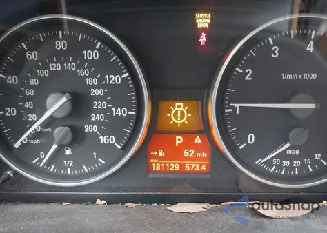 2008 BMW 328I из США, поврежденный, VIN WBAVC53538F008987